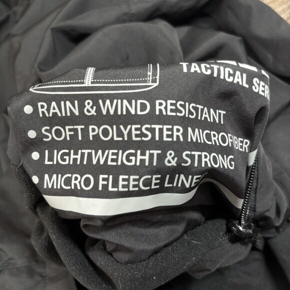 5.11 Tactical Jacket Men's XL Black Lined Packable Rain Wind Resistant 48052 - Picture 9 of 9